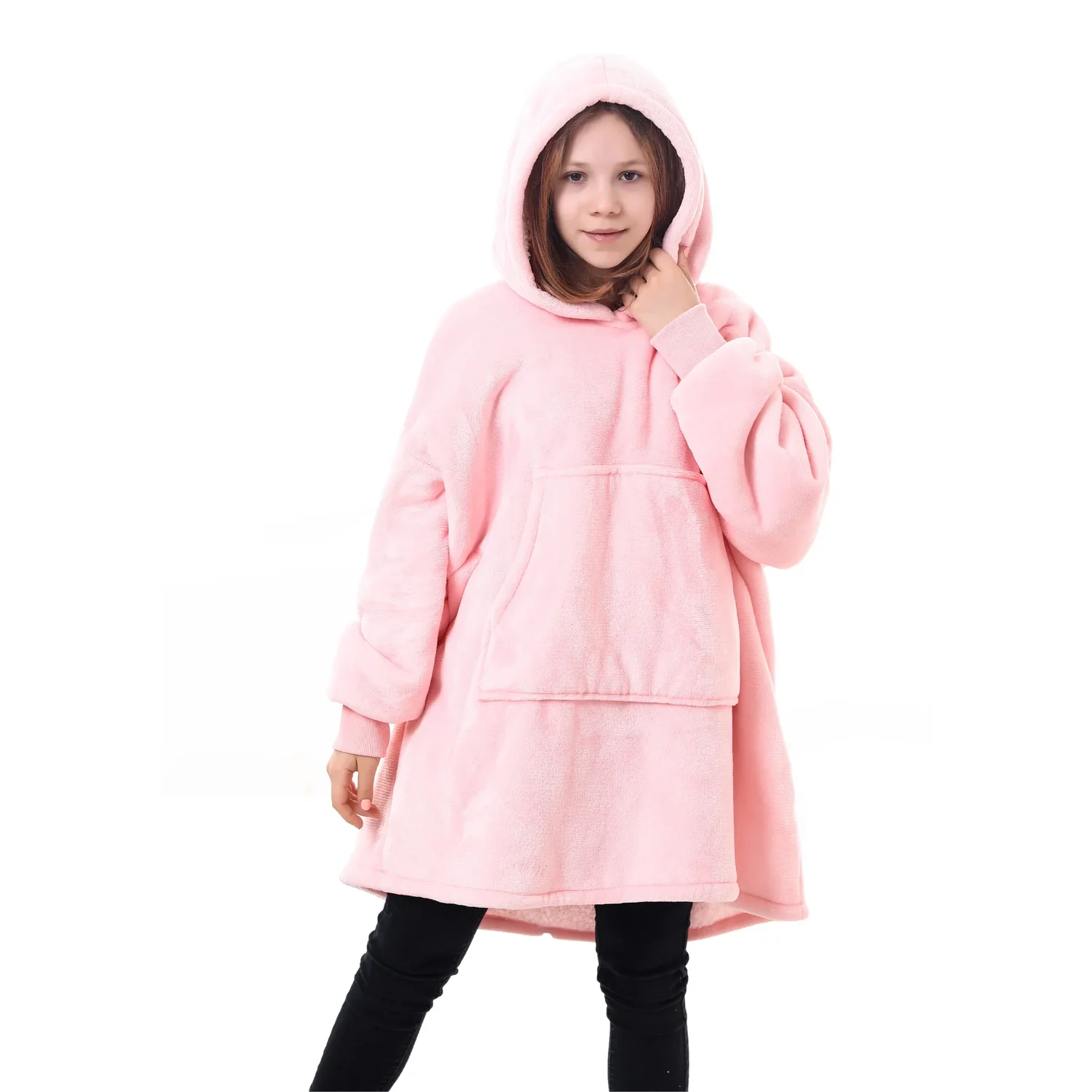 Sweat Plaid Enfant - Rose