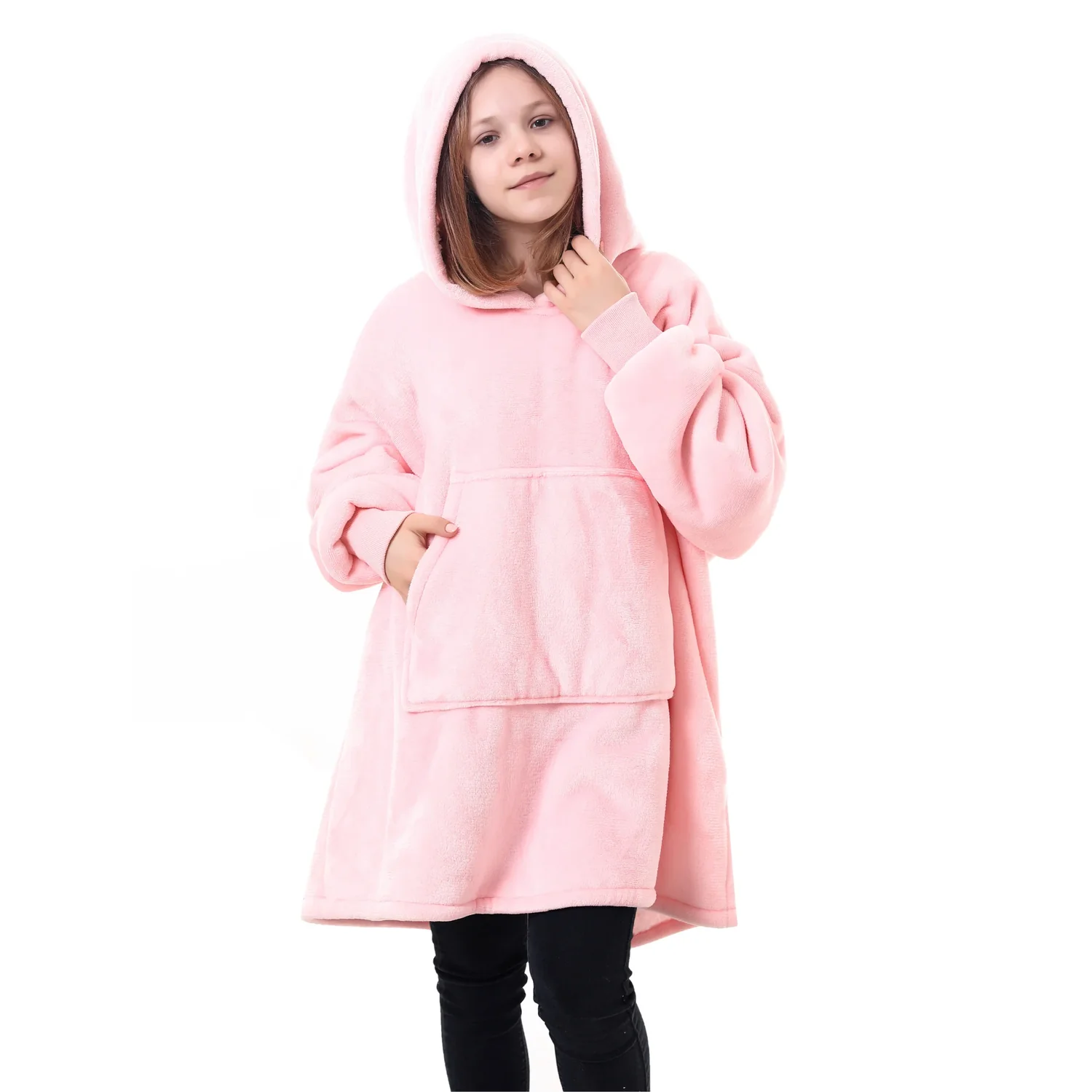 Sweat Plaid Enfant - Rose